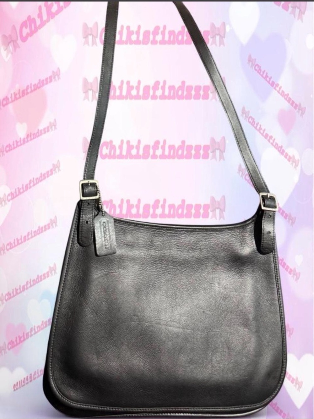 Coach Vintage Slim Hippie Flap Crossbody Bag Style 9134